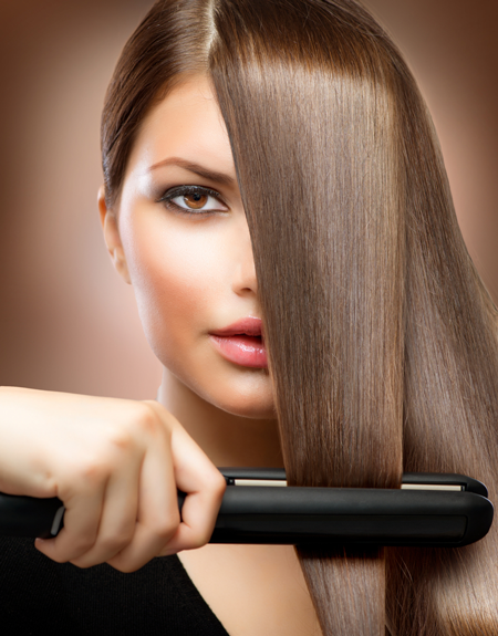 Hair Straightening - Flat Iron Or Chemical Treatment | Compare Factory