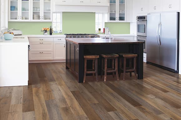 Kitchen Wood Vs Vinyl Laminate, Can Vinyl Flooring Be Used In Kitchen