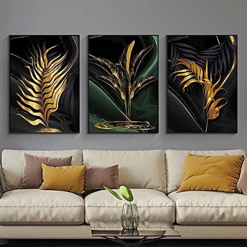 Nature-Inspired Art in three picture on the wall in living room