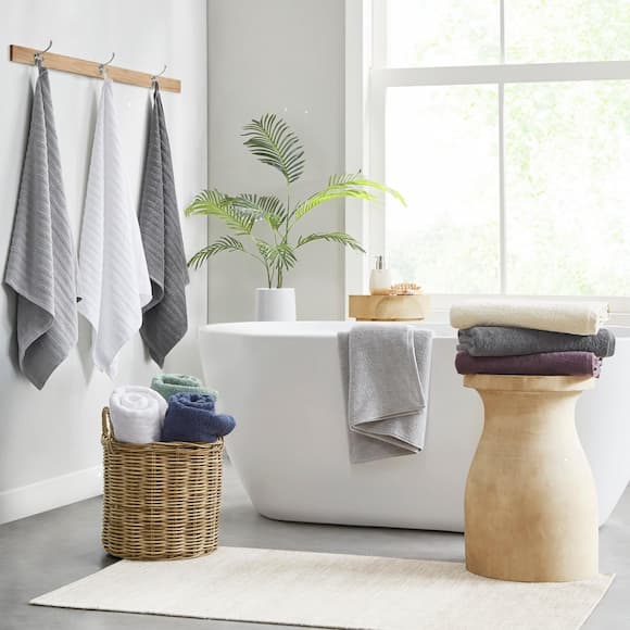 Cotton bath towels set